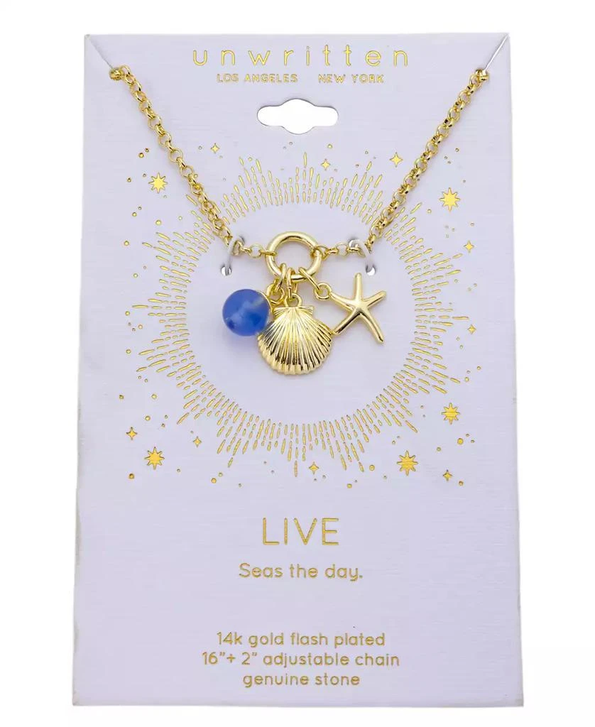 Unwritten Agate Sea Life Charm Necklace 3