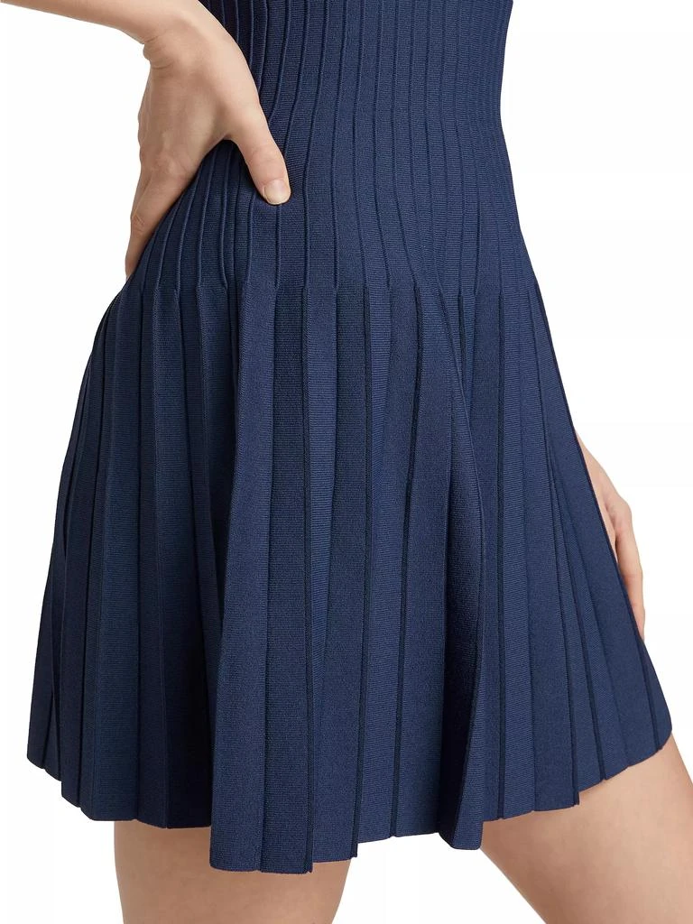 Staud Ellison Rib-Knit Minidress 6