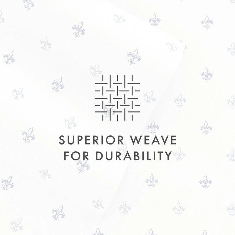 IENJOY HOME Lily Navy Pattern Sheet Set Ultra Soft Microfiber Bedding, Queen 3