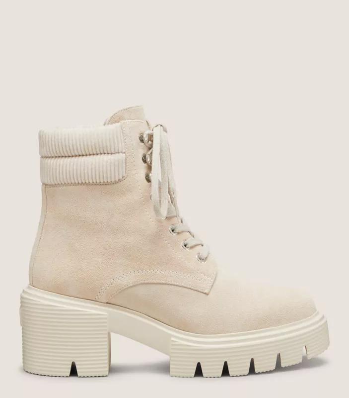 Stuart Weitzman SOHO LACE-UP BOOTIE