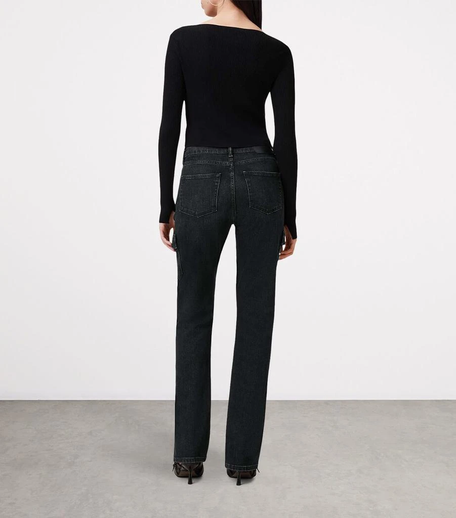 ALL SAINTS Hollis Cargo Bootcut Jeans 4