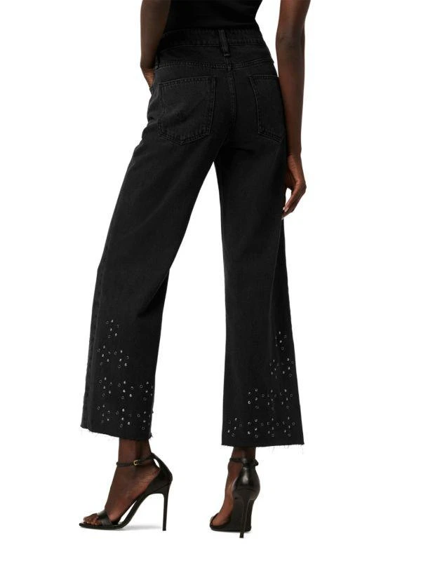 Hudson Rosie High Rise Wide Leg Ankle Jeans 4