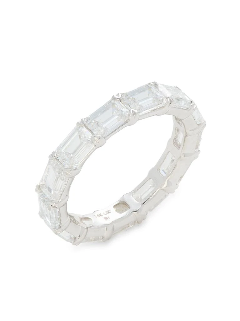 Saks Fifth Avenue 14K White Gold 
5.29 TCW Lab-Grown Diamond Band Ring