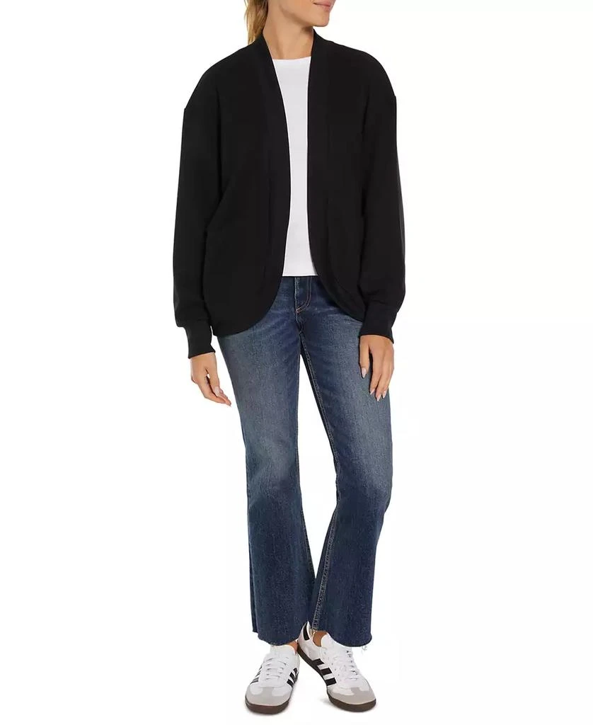 Three Dots Women's Sean Cocoon Open-Front Cardigan 1