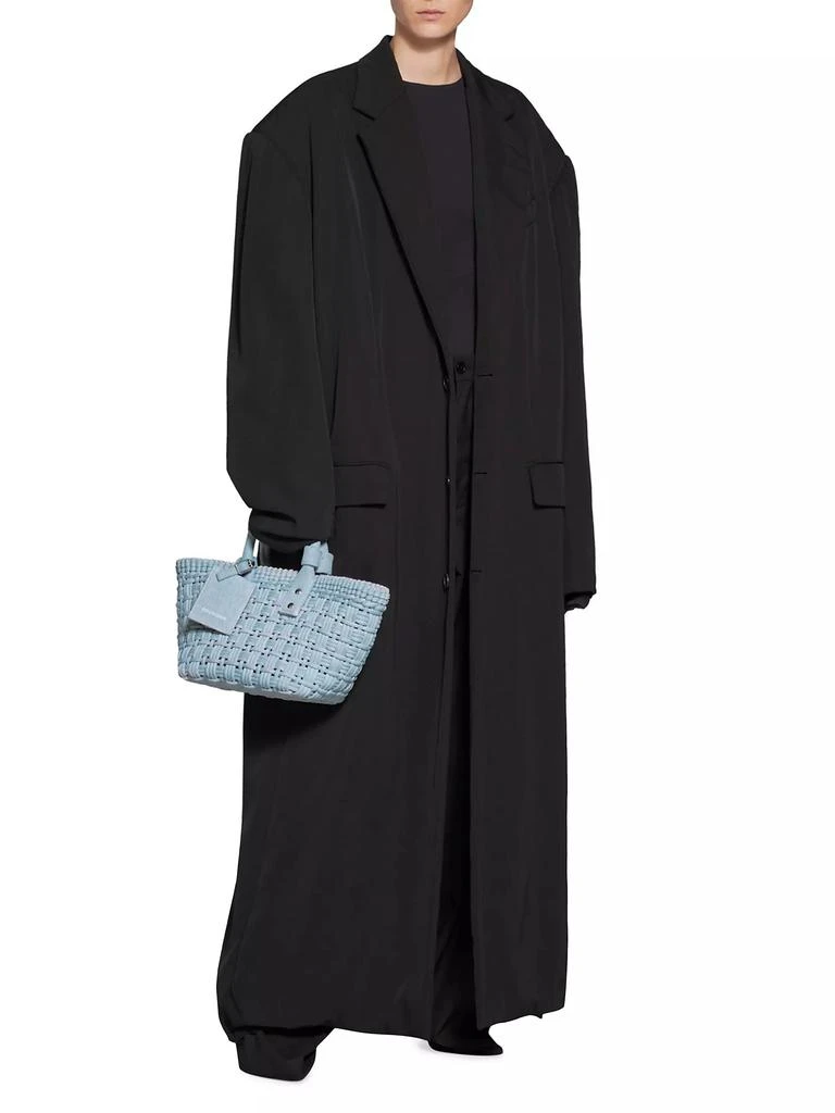Balenciaga Bistro XS Basket Bag with Strap Denim 2