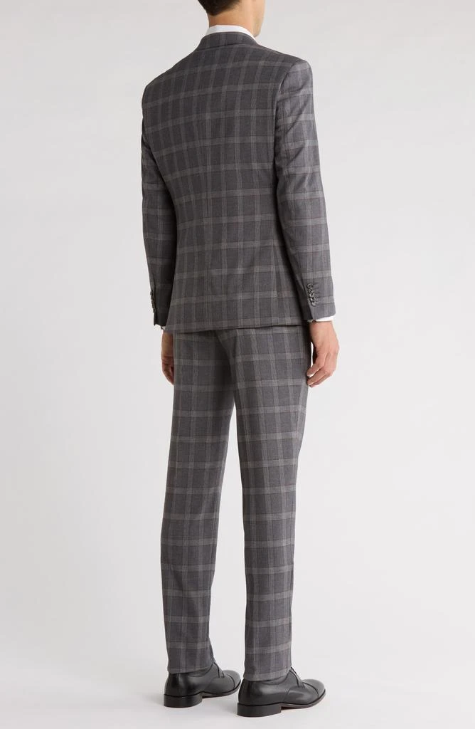 English Laundry Trim Fit Plaid Two-Piece Suit 2