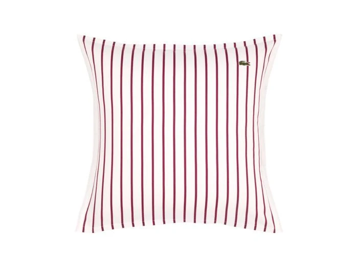 Lacoste Lacoste - Taie d'oreiller en satin de coton multicouleurs, L Stripe 1