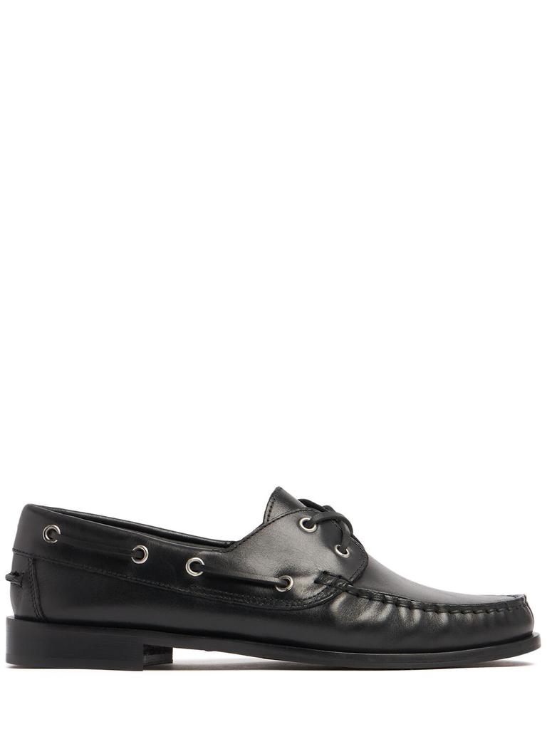 AEYDE 15mm Harris Leather Boat Shoes