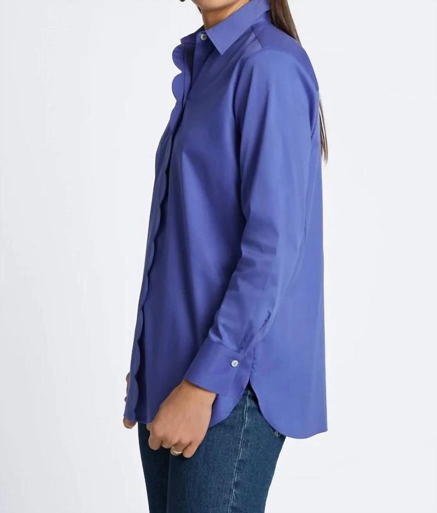 FOXCROFT Foxcroft - Layla Matte Satin No Iron Tunic 2