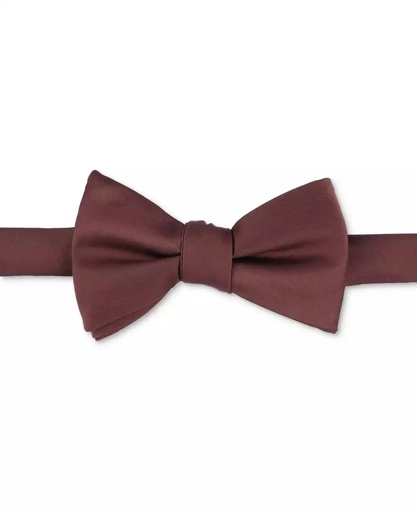 Tayion Collection Men's Solid Color Bow Tie 1