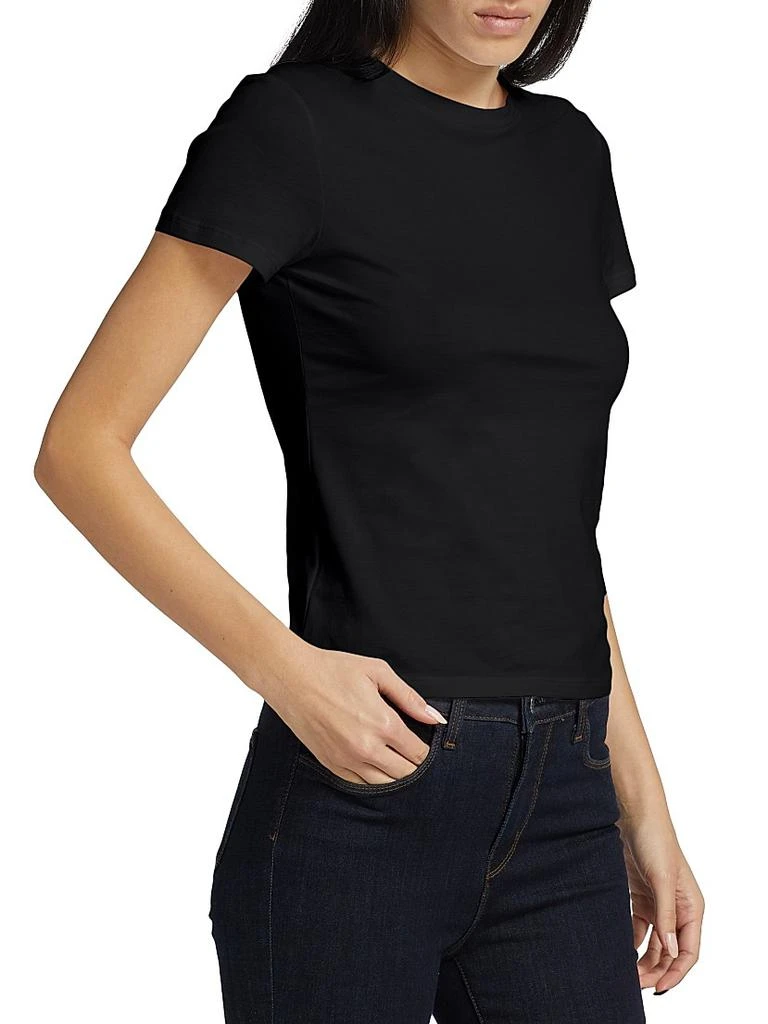 Theory Tiny Short-Sleeve Cotton Tee 4