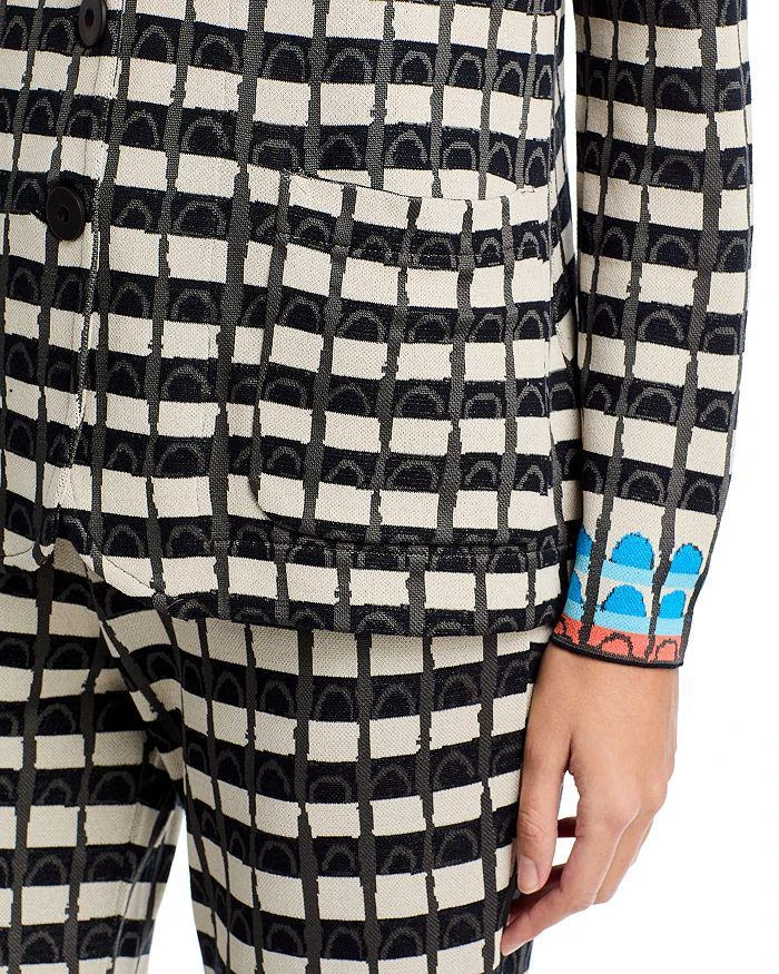 Aldo Martins Plaid Knit Blazer 5