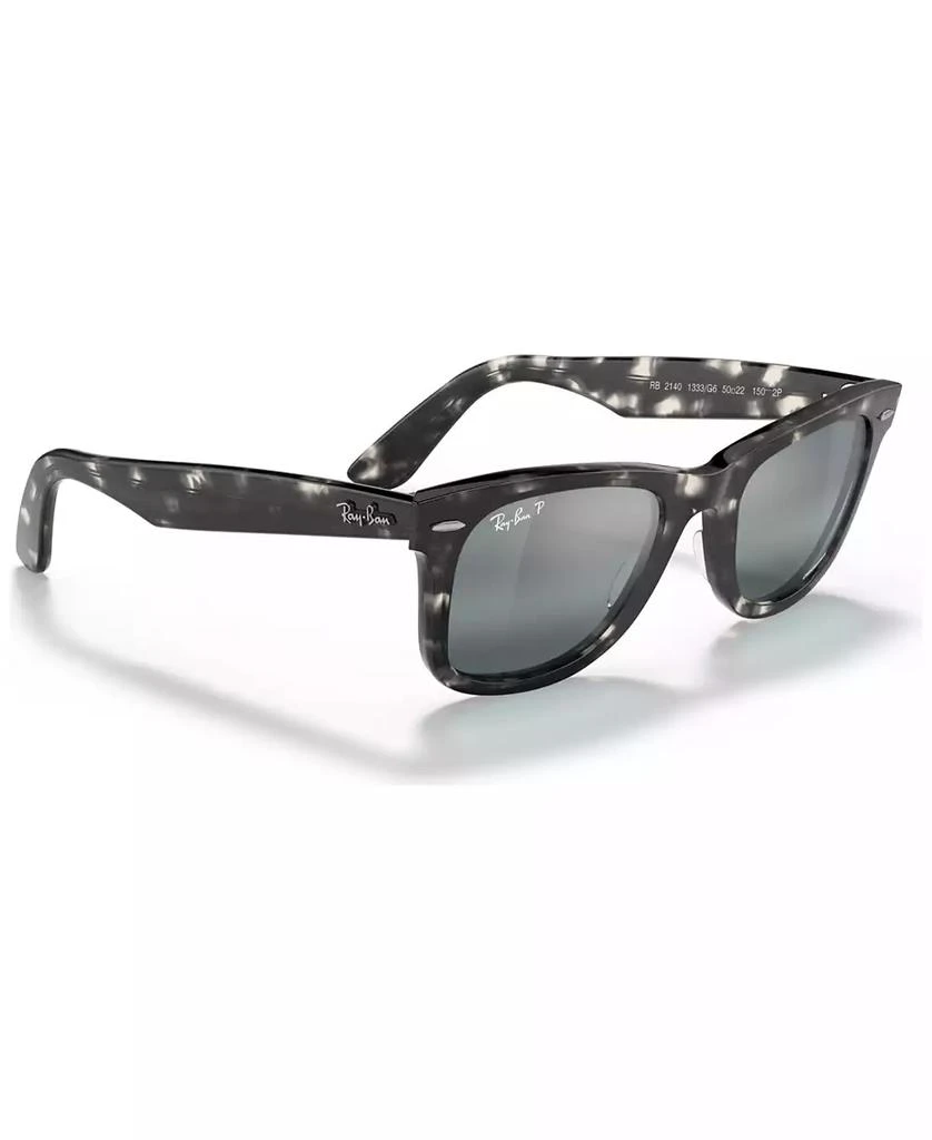 Ray-Ban Unisex Polarized Sunglasses, RB2140 Wayfarer Chromance 4