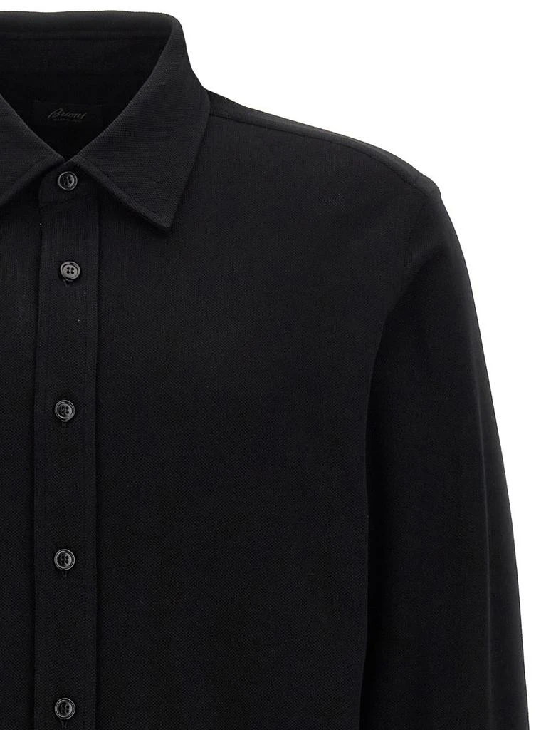 Brioni Brioni Cotton Piquet Shirt 3