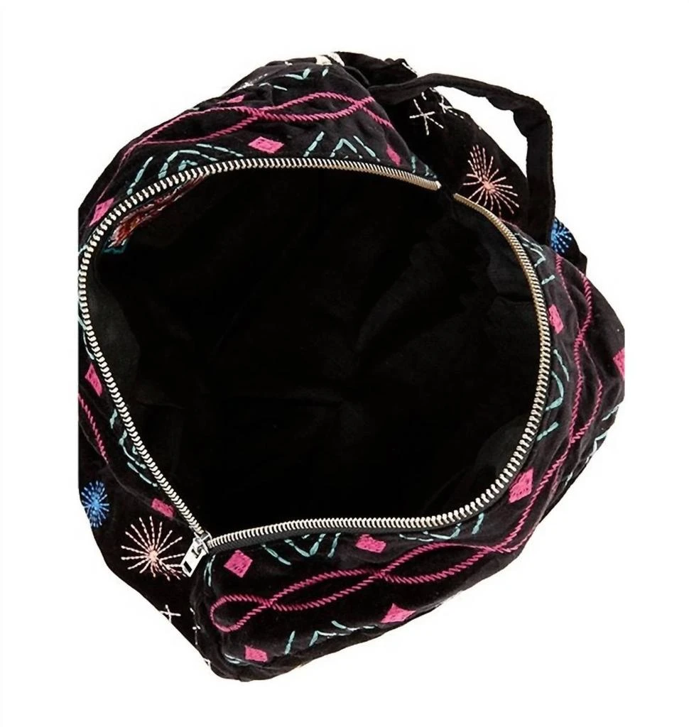 Shop Johnny Was Colette Velvet Makeup Bag on Sale at BeyondStyle