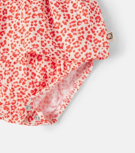 Cozmo Baby Granny leopard-print cotton dress 3