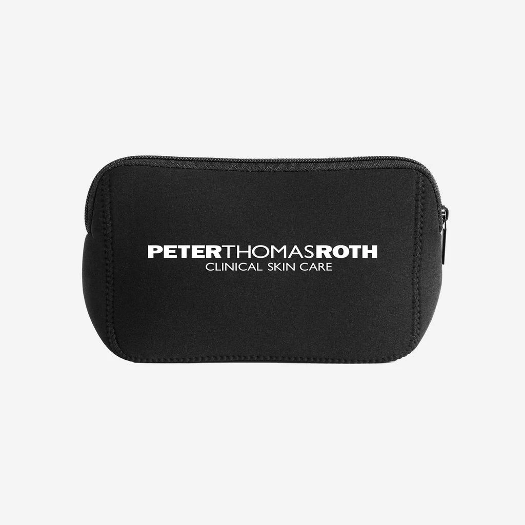 Peter Thomas Roth Black Travel Bag|7 1/2" W x 5" H x 3" D 1