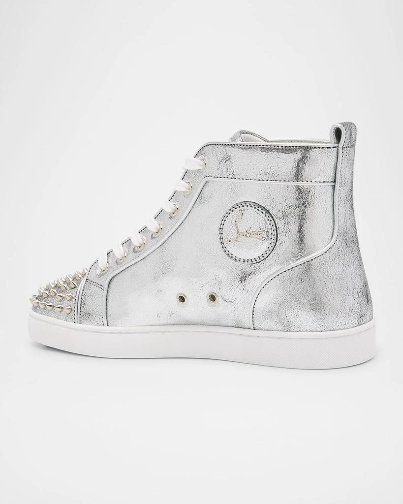 Louboutin spike metallic high top Christian Louboutin Men main image 4