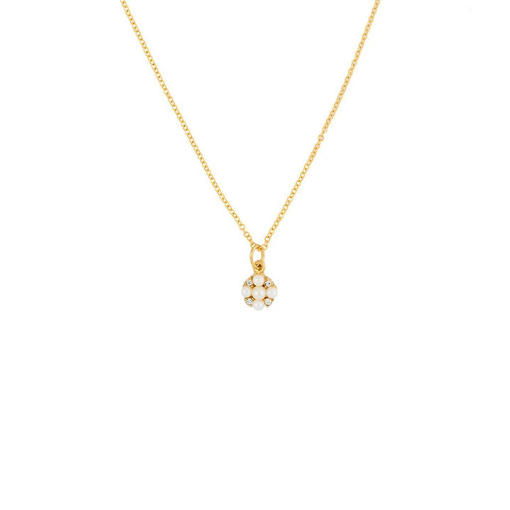 Susan Caplan Vintage 1980s gold plated faux pearl necklace 2
