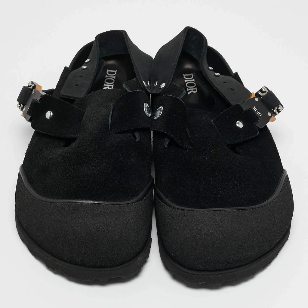Dior DIOR x Birkenstock Black Suede Tokio Mule Sandals Size 39 3
