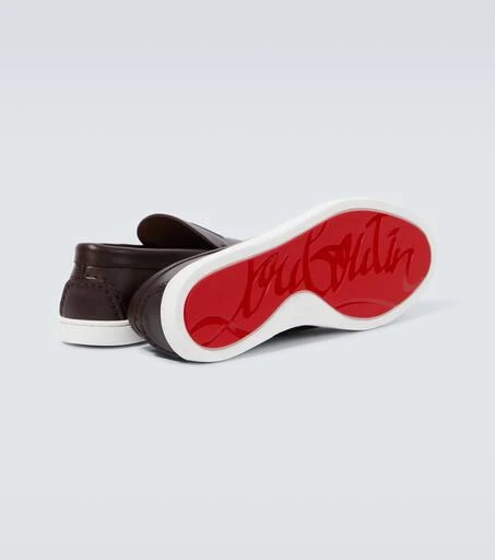 Christian Louboutin Varsiboat leather boat shoes 7