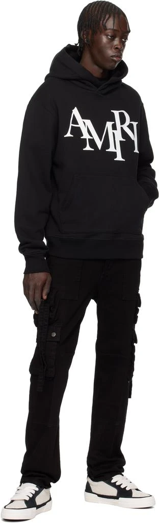 AMIRI Black Tactical Cargo Pants 4