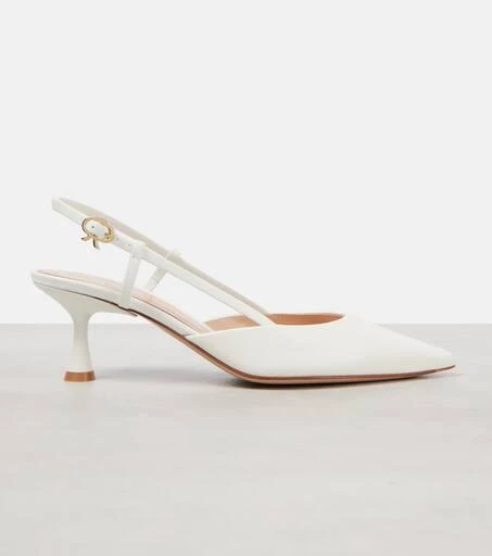 Gianvito Rossi Bridal Ascent 55 leather slingback pumps 5