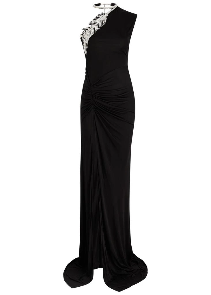 open lace back dress David Koma One Shoulder Mini Dress with Bow White / 12 main image 0