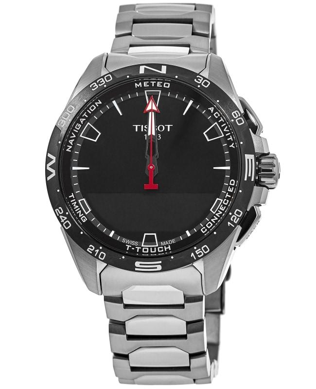 Tissot Tissot T-Touch Connect Solar Black Dial Titanium Rechargeable Men's Watch T121.420.44.051.00