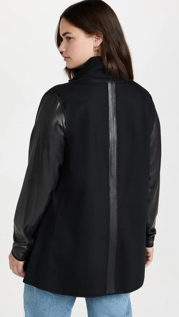 SPANX Faux Leather Convertible Jacket 7
