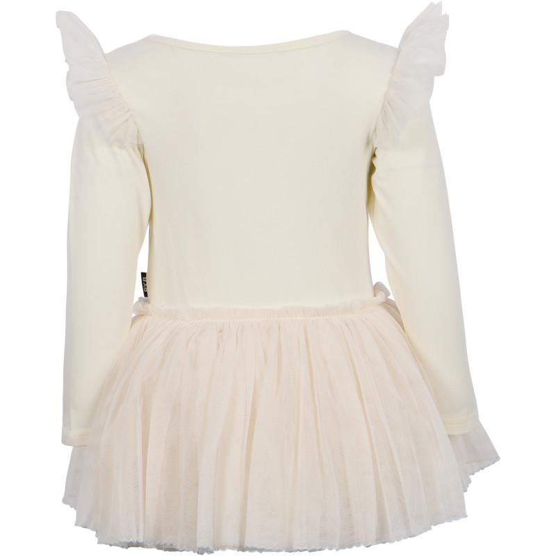 Rock Your Baby Ruffled deer print tutu dress in cream