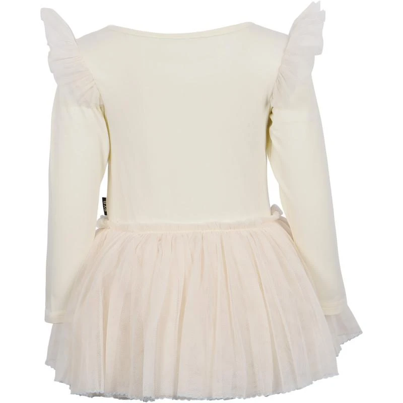 Rock Your Baby Ruffled deer print tutu dress in cream 2