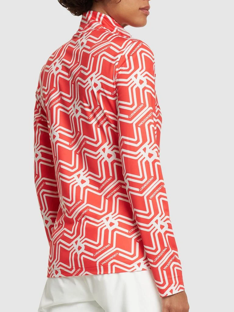 BOGNER Beline Printed Turtleneck Top 2