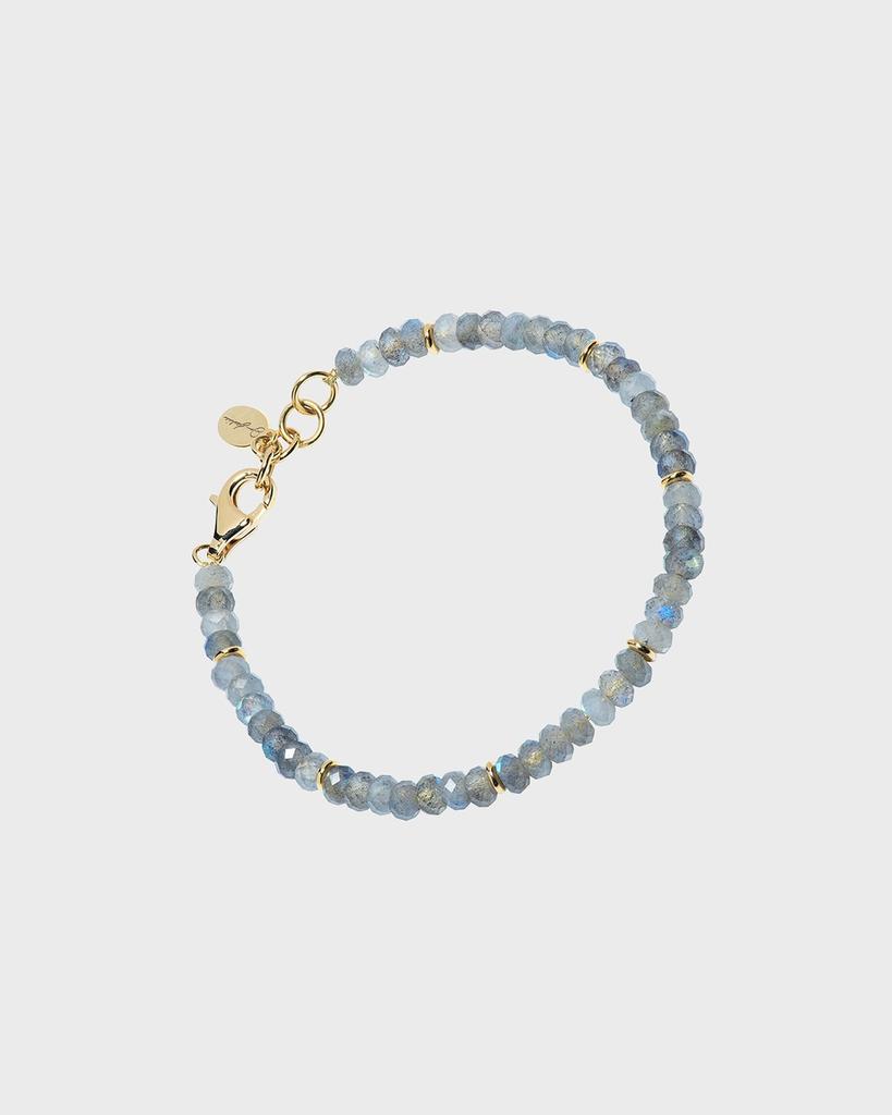 Jan Leslie Men's Labradorite Beaded Bracelet