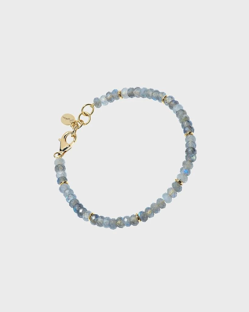 Jan Leslie Men's Labradorite Beaded Bracelet 1