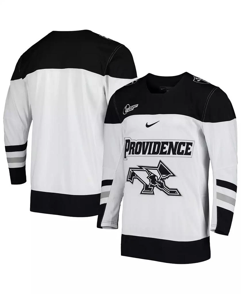 NIKE Men's White Providence Friars Replica Hockey Jersey 1