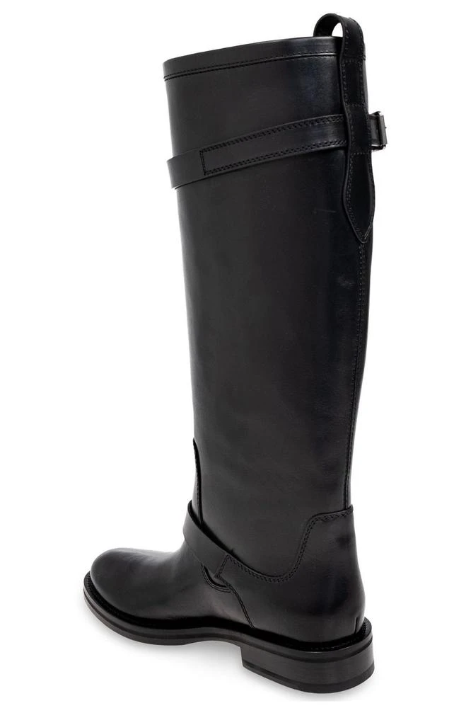 Yves Saint Laurent Saint Laurent River Round Toe Buckled Boots 3