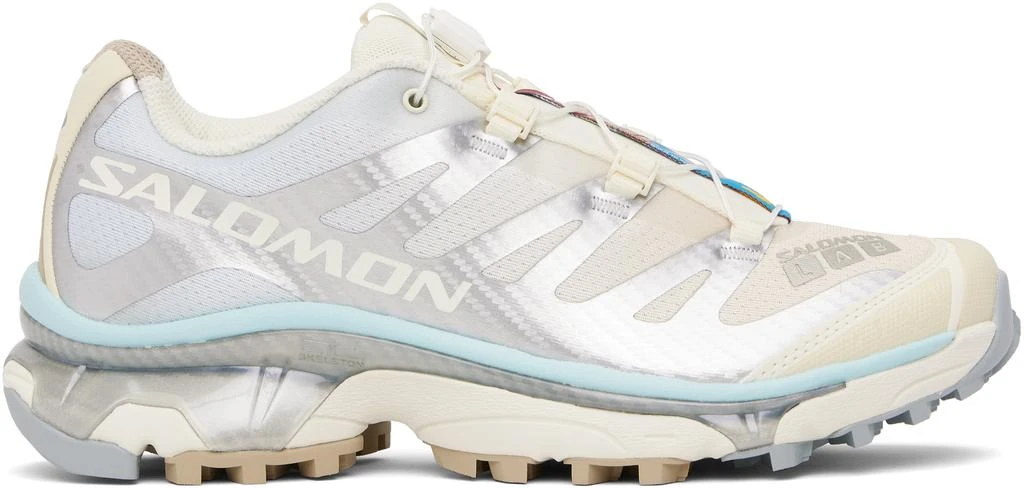 Salomon Silver & Beige XT-4 OG Sneakers 1