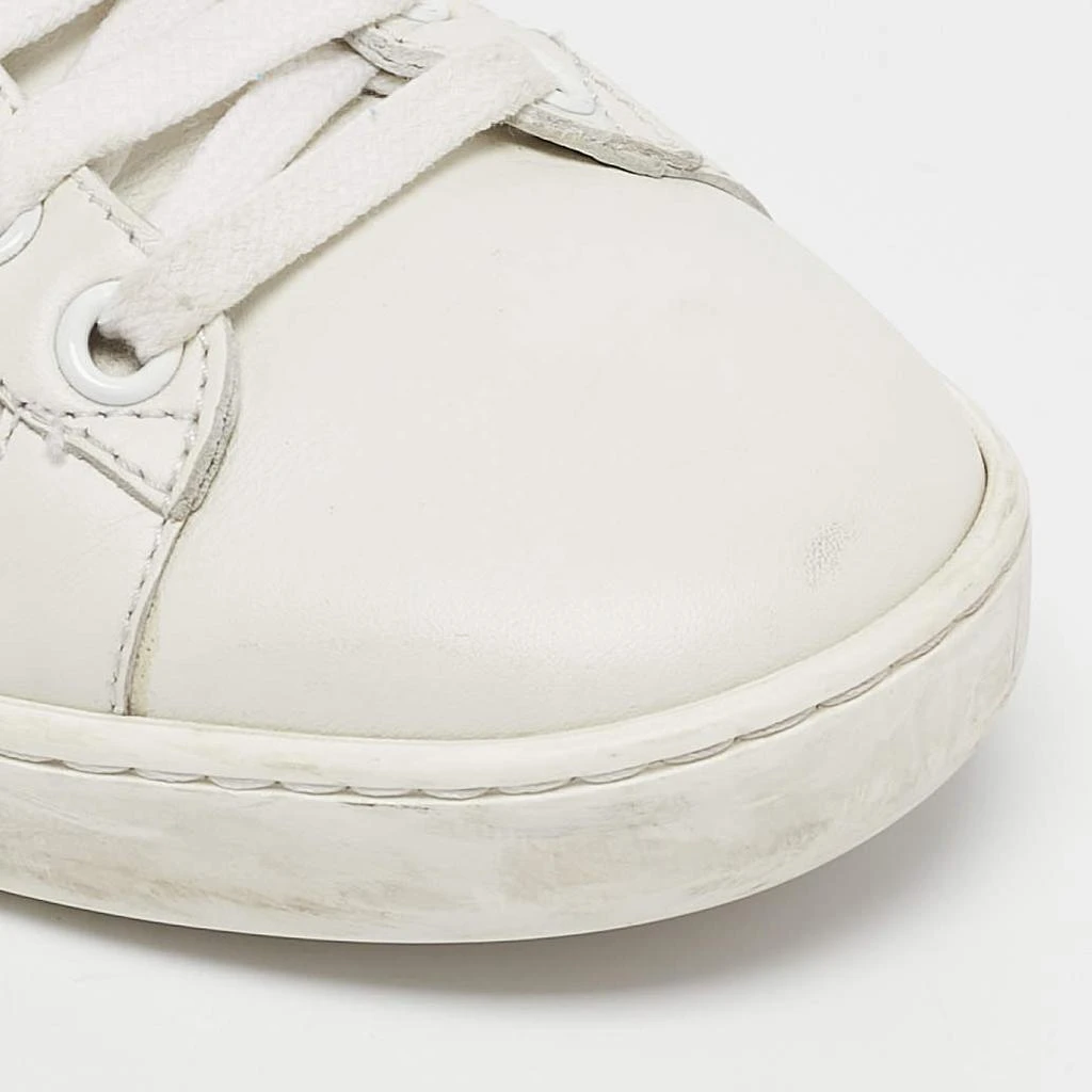 Gucci Gucci White Leather Ace Bee Embroidered Low Top Sneakers Size 36 7