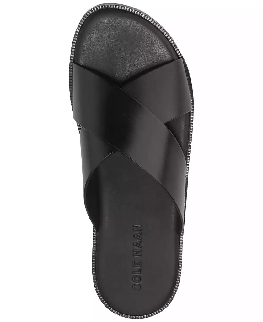 【COLE HAAN】NANTUCKET SLIDE◆サンダル Cole Haan Men's Nantucket Cross Strap Slip-On Slide Sandals