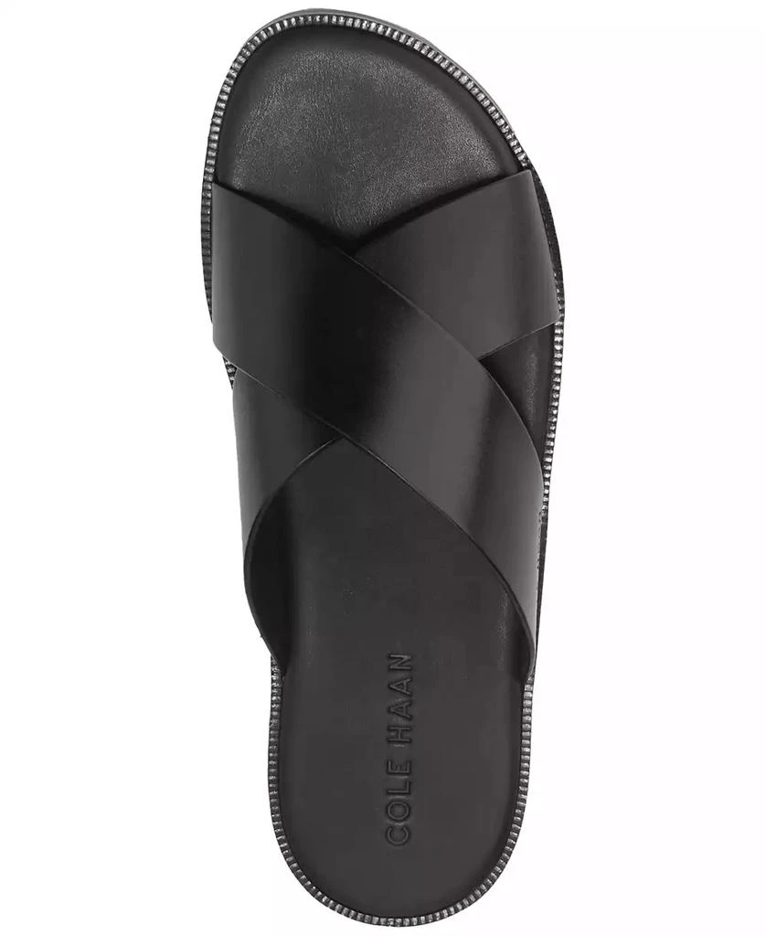Cole Haan Men's Nantucket Cross Strap Slip-On Slide Sandals 5