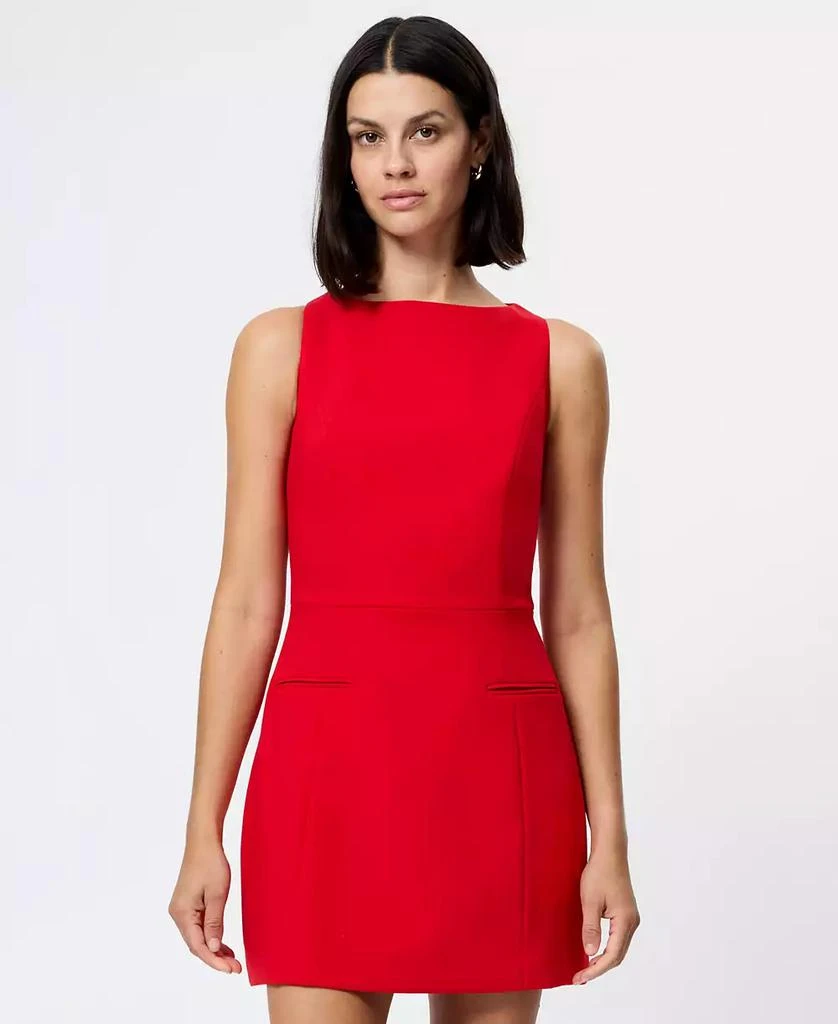 french connection red bodycon dress Babysoft Mock Neck Dress Cayenne Red