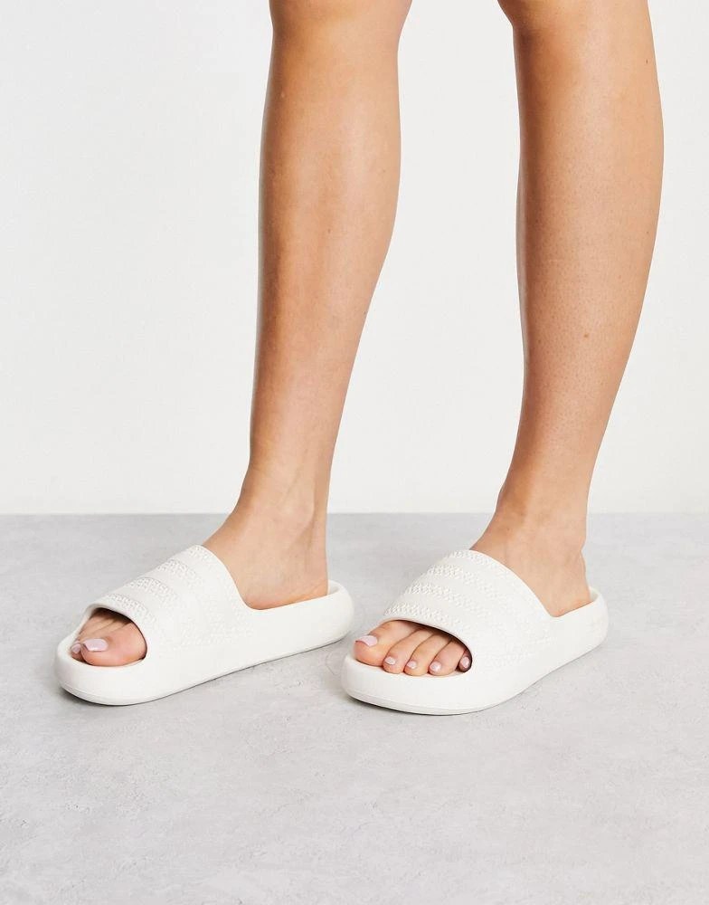 Adidas adidas Originals Adilette Ayoon sliders in off white 1