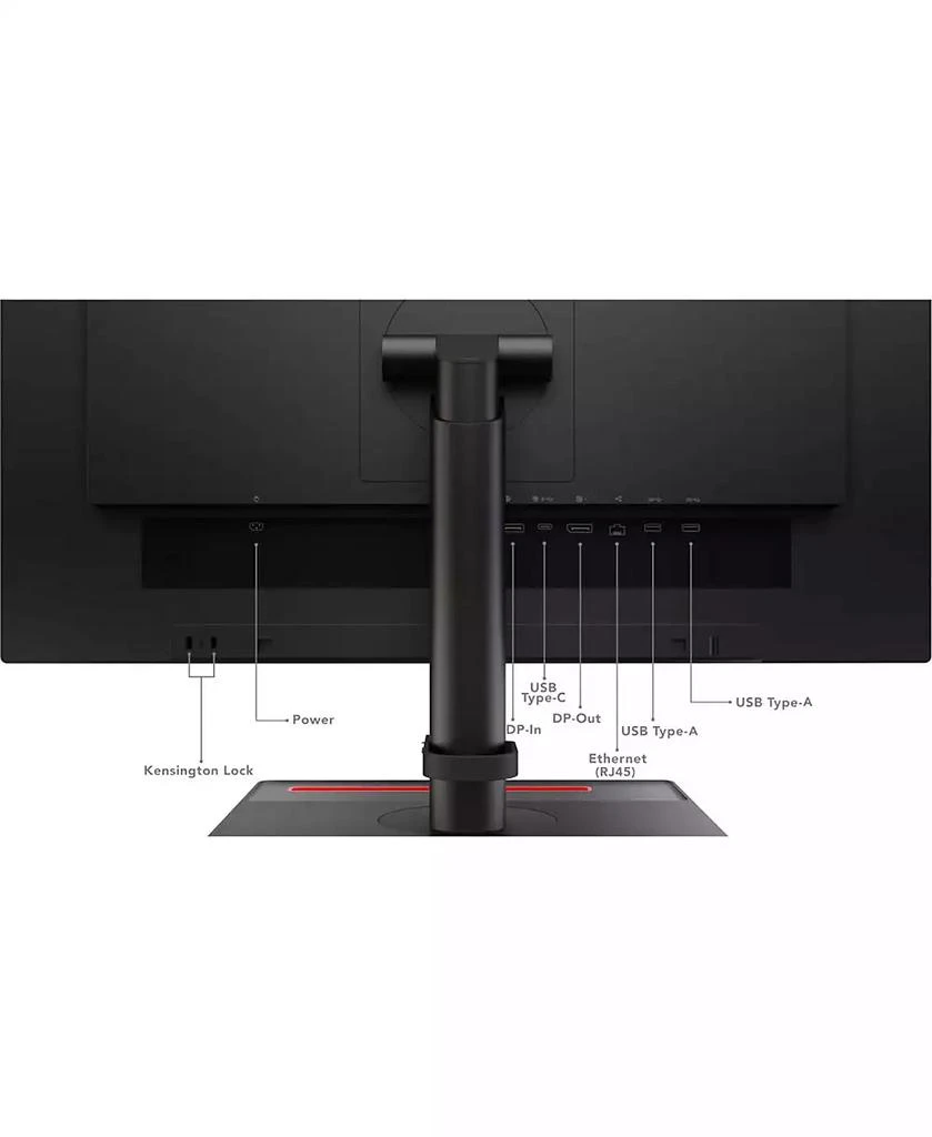 Lenovo ThinkVision T24m-20 23.8" 16:9 Full HD IPS WLED LCD Monitor, Raven Black 7