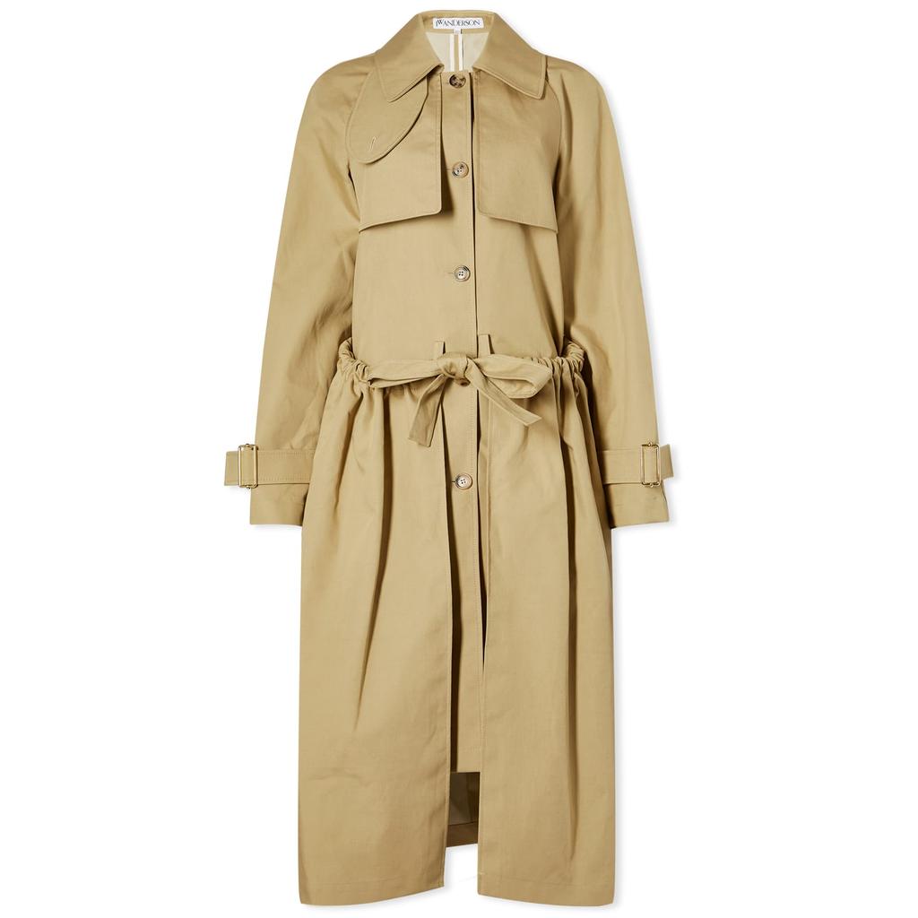 JW Anderson Gathered Waist Trench Coat – On Sale Now with Up