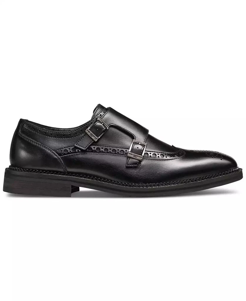 Karl Lagerfeld Paris Men's Double Buckle Monk Strap Wingtip Dress Shoes 2