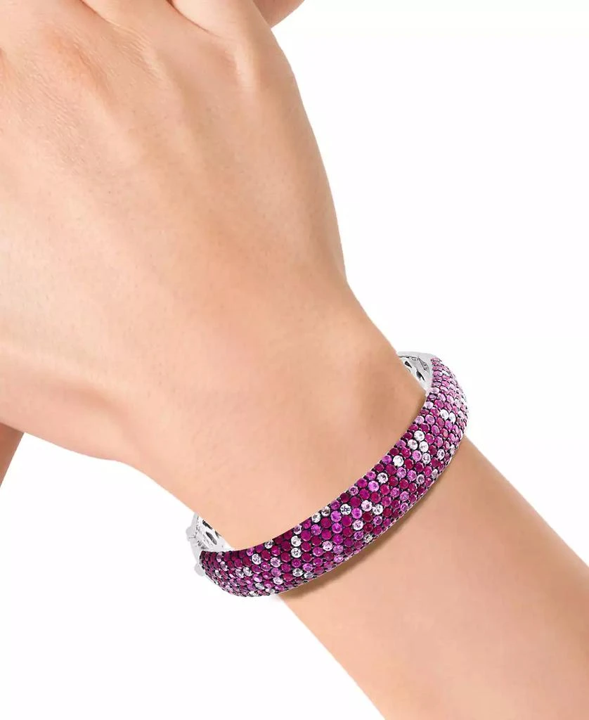 Effy Ruby (7-1/3 ct. t.w.) 
Pink Sapphire (7-1/3 ct. t.w.) Ombré Bangle Bracelet in Sterling Silver 2