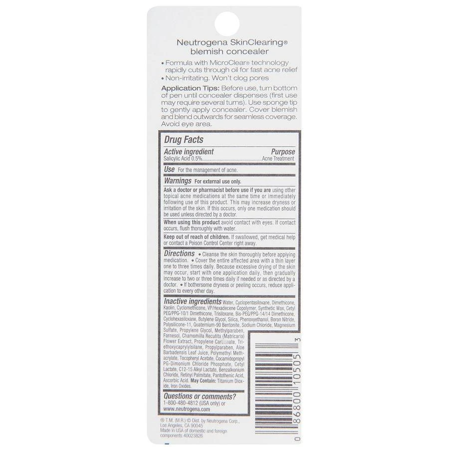 Neutrogena SkinClearing Blemish Concealer 2