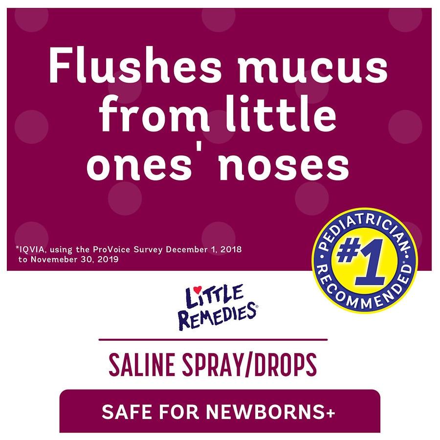 Little Remedies Saline Spray and Drops