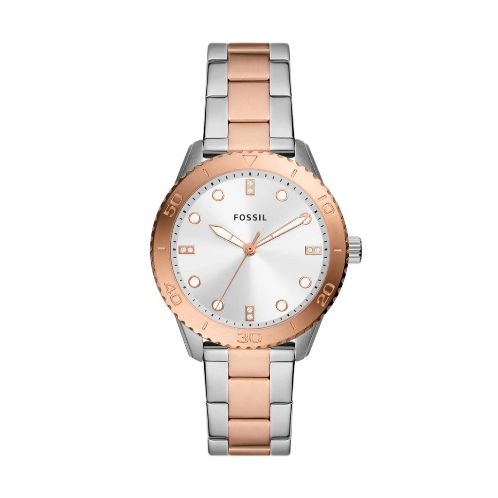 Fossil Women's Dayle Three-Hand, Stainless Steel Watch 1